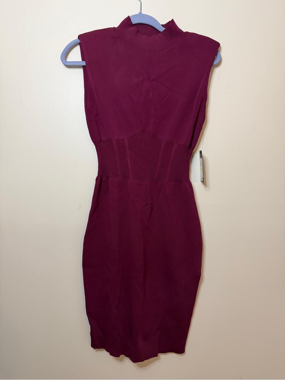 Guess Sleeveless Midi Dress in Berry
